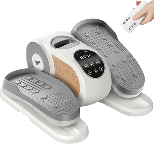 Miniatura 11 de MERACH Under Desk Elliptical Machine, Leg Exerciser While Sitting for Seniors with 12-Speeds & Remote Control, Quiet Portable Electric Seated Pedal