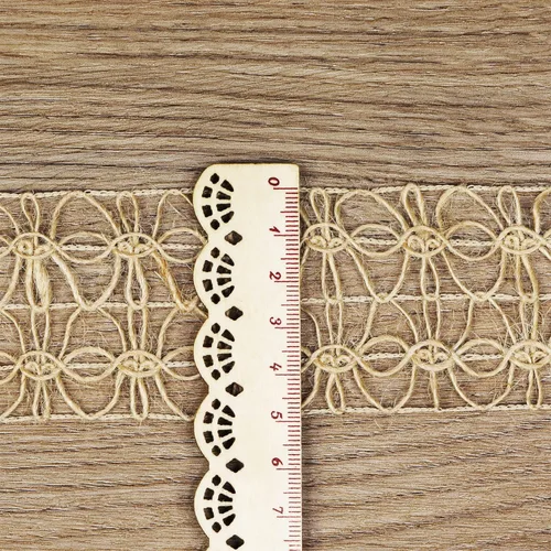 Miniatura 2 de Cinta de arpillera natural de arpillera de encaje, cinta de arpillera de malla, cinta de arpillera, cinta de envoltura para manualidades