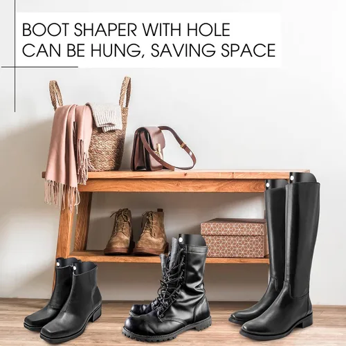 Miniatura 5 de Bememo 8 piezas de insertos moldeadores de botas altas para mujeres y hombres