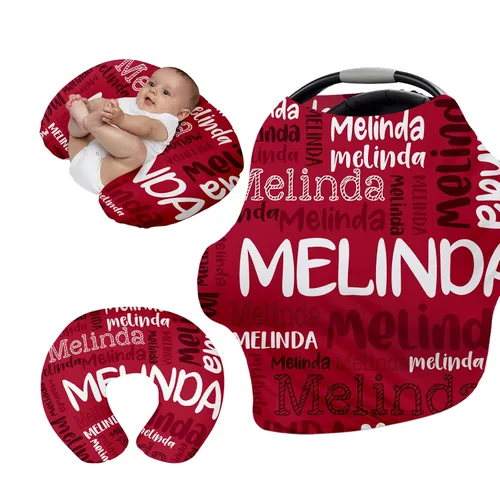 Miniatura 21 de Funda de asiento de automóvil personalizada para bebés, funda de asiento de automóvil multiusos con nombre, fundas de asiento de automóvil, regalos