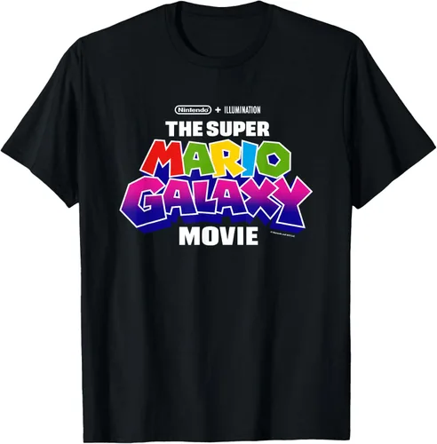 Camiseta con el logotipo de la película Super Mario Galaxy