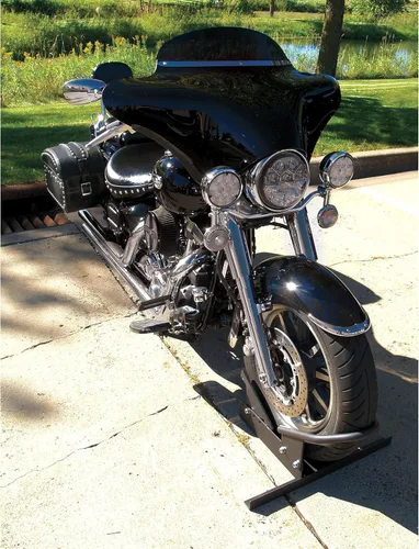 Miniatura 6 de Llave para ruedas de motocicleta máxima extremo de acero, color negro, Deluxe