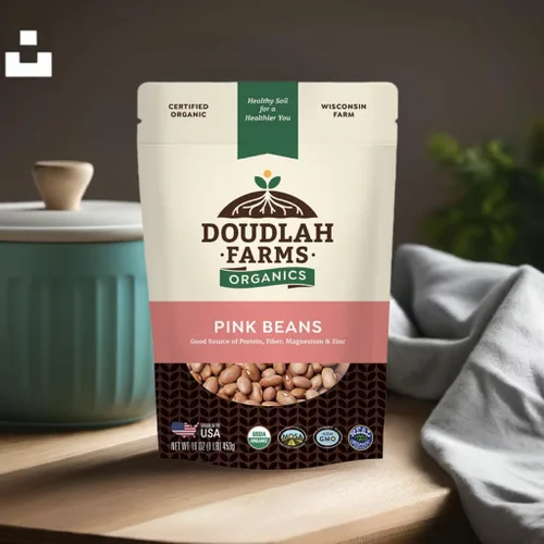 Miniatura 9 de Frijoles rosados orgánicos de 1 libra – Sin OMG, USDA Orgánico, Certificado Limpio Probado, Vegano – Rico en fibra y proteína para sopas, burritos