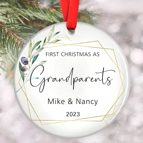 Miniatura 10 de Adornos familiares personalizados, adorno de Navidad familiar, decoración del hogar de Navidad, regalos de Navidad para la familia, adornos de árbol