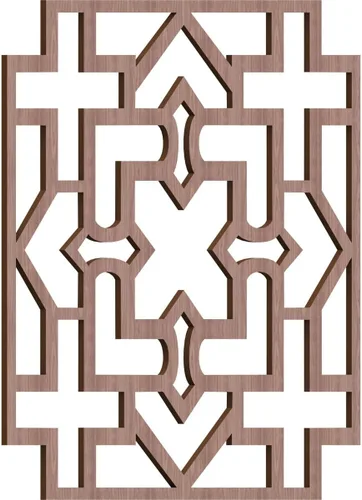 Miniatura 52 de Wise Paneles decorativos de madera con calado, extra pequeños, 7 3/8 pulgadas de ancho x 7 3/8 pulgadas de alto x 1/4 pulgadas de alto, roble rojo