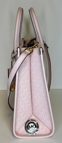 Miniatura 6 de Michael Kors Mirella MD EW - Bolsa de mano con logotipo grande continental y gancho para bolso
