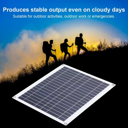 Miniatura 3 de Kit de panel solar, panel solar plegable y ligero con controlador de 100 A, cargador solar plegable fotovoltaico de 100 W de 100 W para teléfono