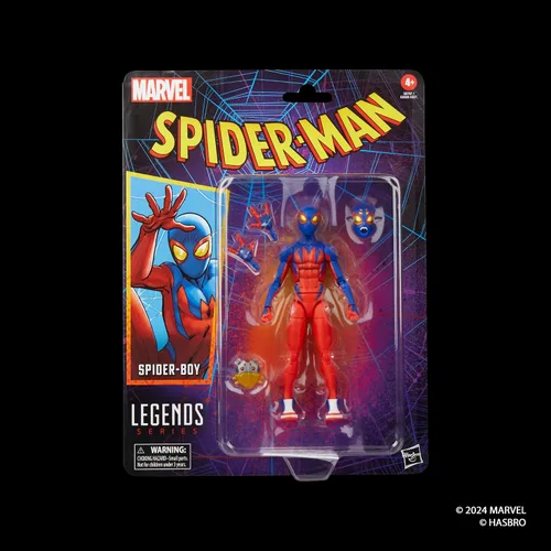 Miniatura 2 de Marvel Legends Series Spider-Boy, Retro Comics Figura de acción coleccionable de 6 pulgadas