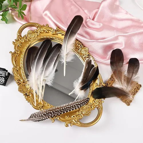 Miniatura 5 de iHUFeather 120 plumas de faisán naturales a granel, 10 estilos de plumas mixtas para manualidades, manualidades, sombreros, arreglos florales, boda