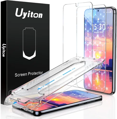 Miniatura 12 de Uyiton UnBreak-Glass - Protector de pantalla de privacidad para Samsung Galaxy S25 Ultra, soporte ultrasónico de huellas dactilares, marco de Negro