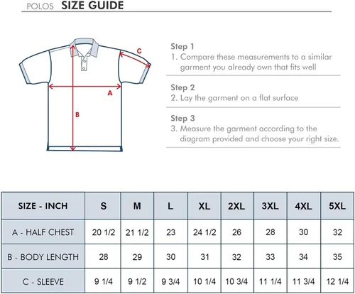 Miniatura 6 de Men's Golf Polo Shirts Short Sleeve Striped Performance Moisture Wicking Dry Fit Golf Shirts for Men