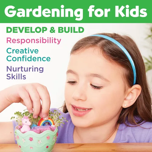 Miniatura 7 de Creativity for Kids Mini Garden - Kit de terrario de unicornio mágico, regalos de unicornio para niñas, manualidades para niños, juguetes