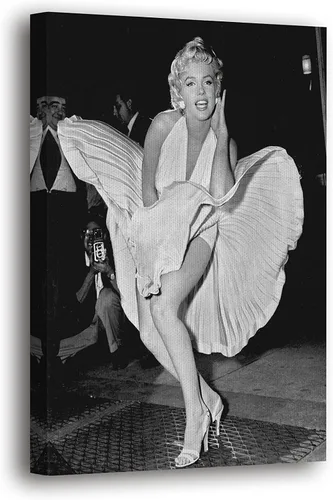 Miniatura 24 de SpiritualHands Marilyn Monroe - Lienzo decorativo para pared y póster – Decoración femenina moderna de maquillaje femenino, impresión de moda