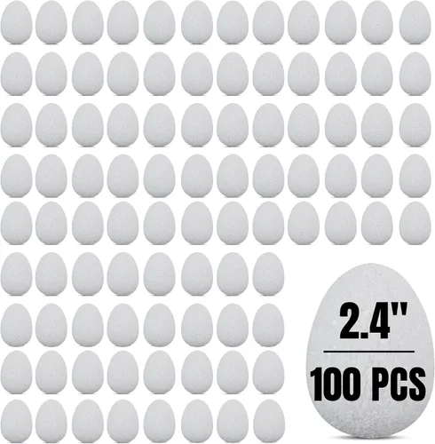 Miniatura 18 de Hygloss Bolas redondas de espuma para manualidades 6 piezas de espuma blanca de 3.8 pulgadas (XPS) para artes, pequeñas bolas de espuma