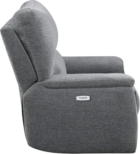 Miniatura 6 de Lexicon Evanside Wall Hugger - Sofá reclinable eléctrico, color carbón
