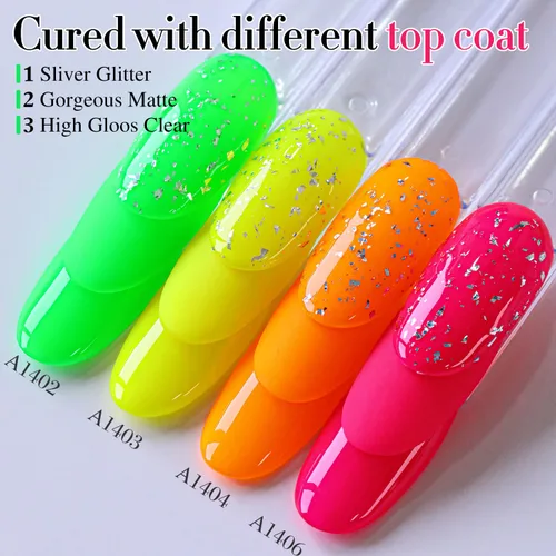 Miniatura 5 de Double Rhythm - Juego de esmaltes de uñas de gel de 6 colores Baby Light Pastel Milky, kit de iniciación para arte, bricolaje, salón, hogar