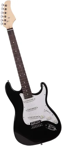 Miniatura 8 de Guitarra eléctrica de diapasón de palisandro de 39 pulgadas, kit de guitarra eléctrica para principiantes de cuerpo sólido de tamaño completo