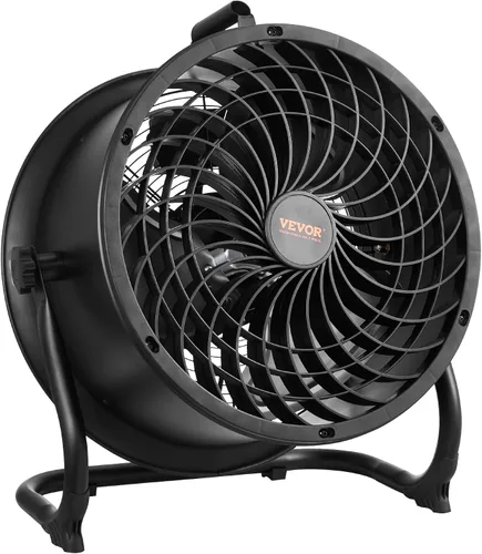 Miniatura 12 de VEVOR Ventilador de Piso, 3 Velocidades Alta Velocidad Trabajo Pesado Ventilador Industrial de 18 Pulgadas, 4000 CFM Inclinación Ajustable 360°