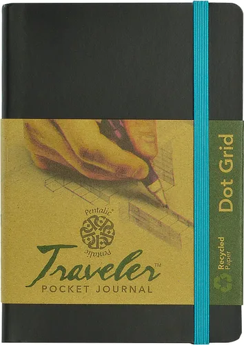 Miniatura 7 de Cuaderno de bocetos Travelers Dot Grid Pentalic Art, libre de ácidos
