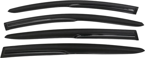 Viseras de ventana compatibles con Honda HRV HR-V 2016-2022, protectores de lluvia acrílicos JDM ahumados por IKON MOTORSPORTS, 2017, 2018, 2019,