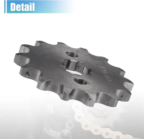 Miniatura 5 de X AUTOHAUX 1 juego de 420 estilos 14 dientes 0.669 in ID motocicleta piñón delantero motor apto para motocicleta 50cc 70cc 110cc 125cc motocicleta