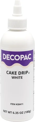 Miniatura 17 de DecoPac Goteo de pastel, color negro, sabor a vainilla, chocolate mate, 6.35 onzas