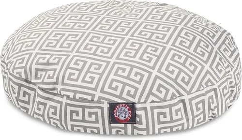 Miniatura 43 de Majestic Pet Products - Cama redonda pequeña para perros con rayas verticales negras para interiores y exteriores, con funda extraíble y lavable