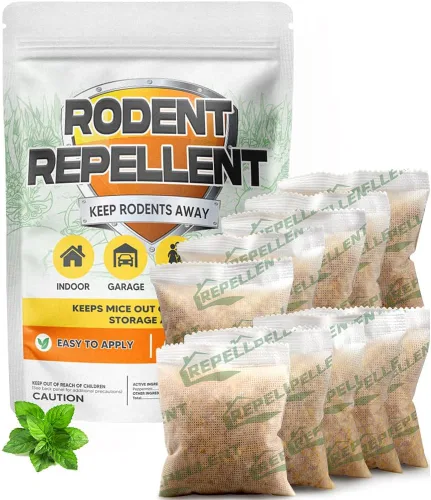 Repelente de roedores, bolsas repelentes de ratones, repelente de ratones en interiores, disuasorio de ratones al aire libre, repelente de ratas,