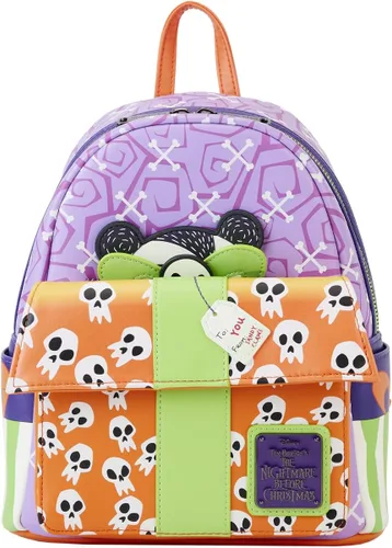 Miniatura 3 de Loungefly Disney Nightmare Before Christmas Scary Teddy Present Glow Mini mochila