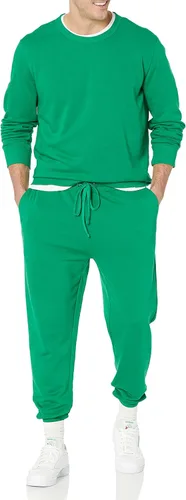Miniatura 7 de Tienda Essentials Pantalones deportivos para hombre, ajuste relajado casual, tejido de rizo francés ligero (disponible en tallas grandes y altas)