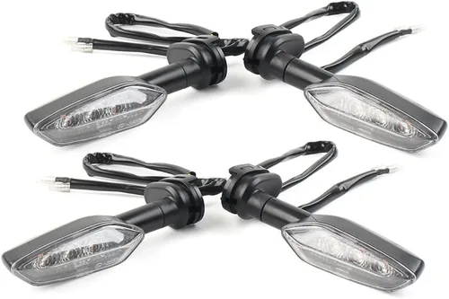 2 pares de luces direccionales traseras, indicadores de señal de giro de motocicleta, 12 V, repuesto para Yamaha FZ 16 250 FZS 150 FZ1 FZ8 Tenere