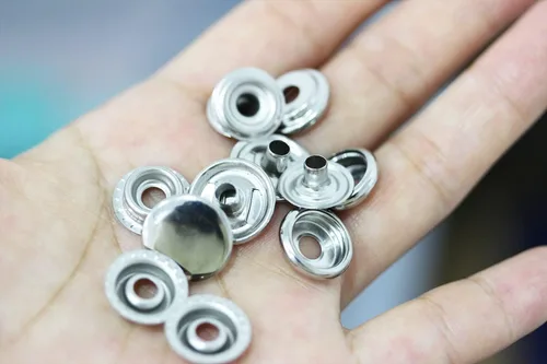 Miniatura 2 de 1000 Piezas Cierre a Presión de Acero Inoxidable, BetterJonny 15mm Botón a Presión Resistente Tapa de Presión para Jeans Tela Chaquetas Ropa Bolsa