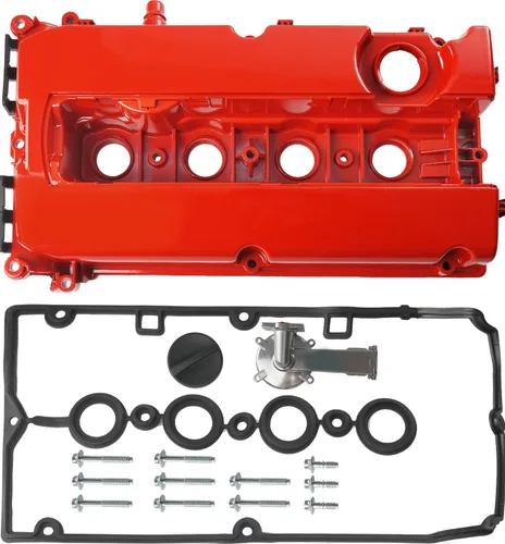 Miniatura 10 de Kit de cubierta de válvulas de motor de aluminio con junta, pernos, tapa de llenado de aceite Compatible con Chevy Cruze 2011-2016, Sonic 2012-2018