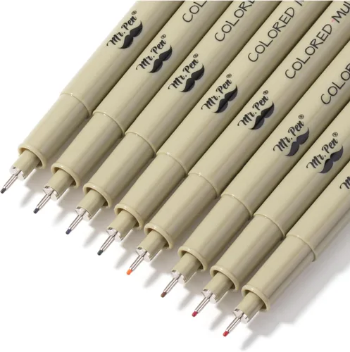 Miniatura 9 de Mr. Pen - Fineliners negros, bolígrafos de punta fina, 0.010 in, paquete de 4 bolígrafos bíblicos que no se corren, bolígrafos de punta fina