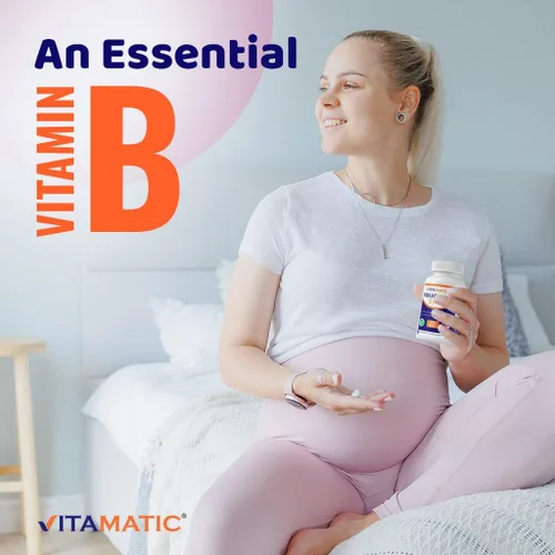 Miniatura 6 de Vitamatic Ácido fólico 5 mg (5000 mcg) – 120 tabletas vegetarianas por botella Paquete de 2 (total 240 tabletas) Vitamina B9 (Folato) Apoya