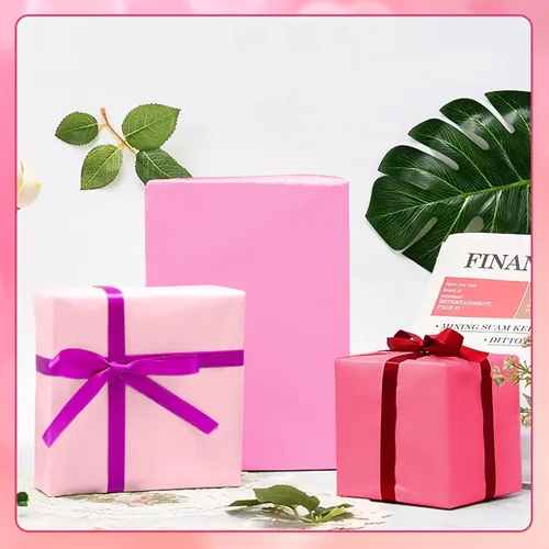 Miniatura 6 de 60 hojas de papel de seda para bolsas de regalo, papel de seda de envoltura rosa mixto a granel para decoración, manualidades, cumpleaños, boda