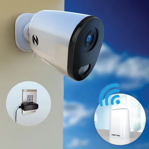 Miniatura 5 de Night Owl Concentrador de seguridad para el hogar con Wi-Fi de 8 canales con (4) cámaras de foco 4K HD para interiores y exteriores con audio de 2