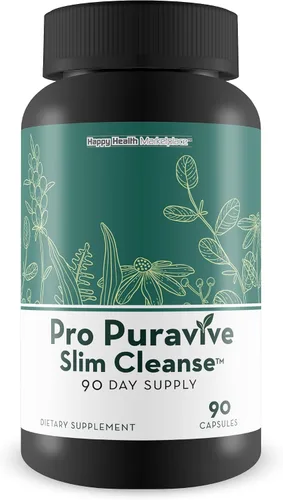Pro Puravive Slim Cleanse - Suministro para 90 días - Nuestra mejor limpieza desintoxicante suave de cuerpo completo - Limpieza desintoxicante de