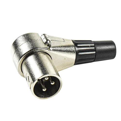 Miniatura 4 de HQRP Conector hembra de ángulo recto ajustable XLR de 3 pines con 7 posiciones diferentes, compatible con Pro Audio DJ Band XLR Plug Jack en ángulo