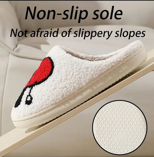 Miniatura 3 de Cute Slippers for Women Men Soft Plush Warm Couples Slides Home Slippers
