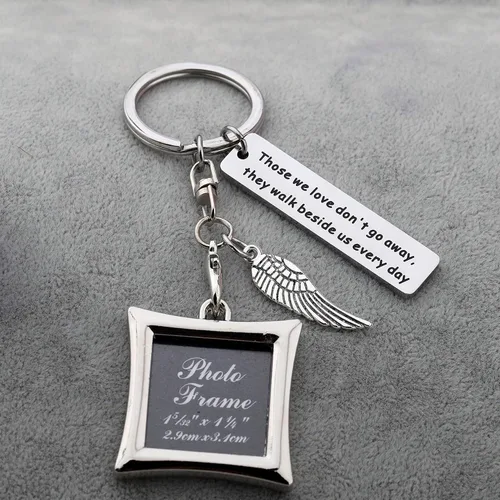 Miniatura 2 de Llavero con marco de fotos, regalos conmemorativos de Loved One Those We Love Don't Go Away