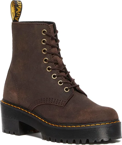 Miniatura 11 de Dr. Martens Botas con tacón y 8 ojales para mujer, estilo militar