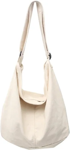 Miniatura 8 de GAXOS Bolso bandolera estético para la escuela, estilo vintage, de lona negra, para mujer, bolso de hombro para laptop