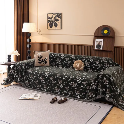 Miniatura 10 de DREAMINGO Fundas para sofá de 3 cojines, manta jacquard moderna y minimalista para sofá, funda protectora de muebles para mascotas, lavable