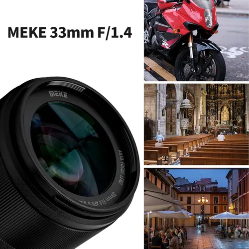 Miniatura 6 de Meike Motor paso a paso STM de gran angular de 1.299 in F1.4, lente vertical APS-C compatible con cámaras Sony E Mount FX30 A6400 A5000 A6000 A6100