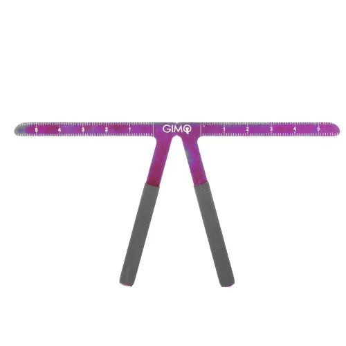 Miniatura 4 de Sonew Regla de cejas Maquillaje Pinza simétrica Posicionamiento de tres puntos Shaper Herramienta de medida reutilizable ()