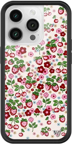 Miniatura 53 de Wildflower Carcasas – Compatible con iPhone 14 Pro Protector negro parachoques, certificado de prueba de caída de 6.5 pies, propiedad de mujeres