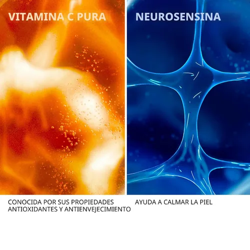 Miniatura 5 de La Roche-Posay Suero puro de Vitamina C al 12% para cara con ácido hialurónico y ácido salicílico, suero facial hidratante, aumenta la luminosidad