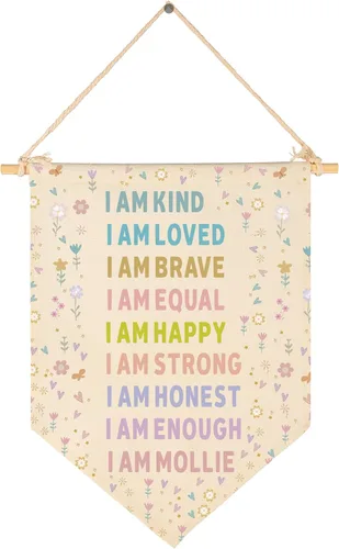 Miniatura 37 de Twinkle Twinkle Little Star - Bandera colgante de lona para pared, regalo para bebé, niños, guardería, habitación de niños, sala de juegos, pancarta