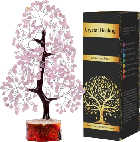 Miniatura 17 de Árbol de 7 Chakras, Cristales y Piedras Curativas, Árbol de la Vida de Chakra Árbol de Cristal para Energía Positiva, Regalos de Cumpleaños